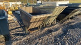 QTY 2) 1 CUBIC YARD ROLLING HOPPERS