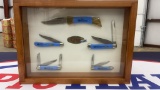 QTY 5) CASE XX USA LOUISIANA EXPOSITION KNIFE SET