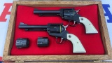 QTY 2) RUGER BLACKHAWK 45 COLT 45 ACP CAL REVOLVER