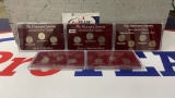 QTY 5) B.U. COMMEMORATIVE NICKLES SET