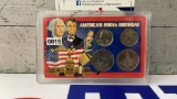 AMERICANS 200TH BIRTHDAY COIN SET