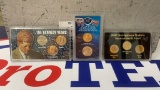 QTY 3) UNCIRCULATED AND PROOF COINS