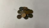 QTY 15) PRE-1900'S INDIAN HEAD PENNIES