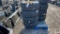 QTY 4) 10-16.5 SKID STEER TIRES