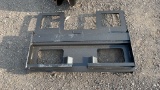 UNUSED SKID STEER PALLET FORK FRAME