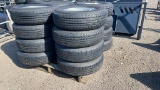 QTY 4) ST205/75R15 TRAILER TIRES