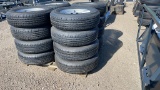 QTY 4) ST205/75R15 TRAILER TIRES