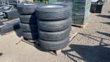 QTY 4) 5T205/75R15 TRAILER TIRES