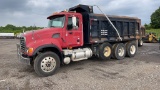 2006 MACK GRANITE MODEL CV713 TRI-AXLE DUMP TRUCK