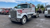 1986 VOLVO WHITE TANDEM AXLE SLEEPER ROAD TRACTOR