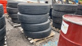 QTY 4) UNUSED RECAP FIRESTONE 285/75R24.5 TIRE