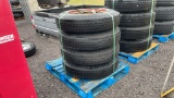 QTY 4) 8.25-20 WHEELS AND TIRES