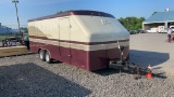 1990 PACE 20' X 8' BUMPER PULL ENCLOSED TRAILER