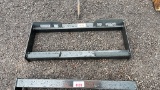 UNUSED SKID STEER ATTACHMENT FRAME