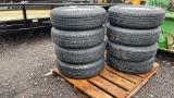 QTY 4) UNUSED 205/75/R15 TRAILER TIRES