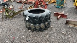 QTY 2) 11.2-22 TRACTOR TIRES