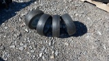 QTY 4) WHEELS FOR FINISH MOWER