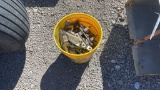 BUCKET OF SICKLE MOWER GUARDS