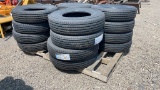 QTY 4) ST235/80/R16 TRAILER TIRES