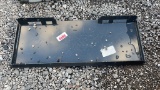 UNUSED SKID STEER ATTACHMENT PLATE