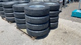 QTY 4) ST205/75R15 TRAILER TIRES