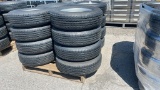 QTY 4) ST205/75R15 TRAILER TIRES