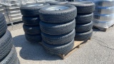 QTY 4) ST205/75R15 TRAILER TIRES