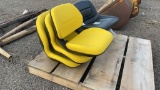 QTY 3) JOHN DEERE TRACTOR SEATS