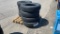 QTY 4) 205/75/R15 TRAILER TIRES