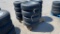 QTY 4) ST205/75R15 TRAILER TIRES