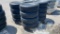 QTY 4) ST205/75R15 TRAILER TIRES