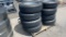 QTY 4) 5T205/75R15 TRAILER TIRES