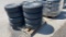 QTY 4) 5T205/75R15 TRAILER TIRES