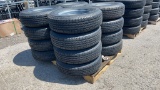 QTY 4) ST205/75R15 TRAILER TIRES