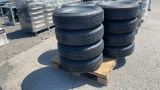 QTY 4) ST205/75R15 TRAILER TIRES