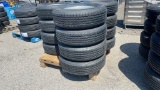 QTY 4) ST205/75R15 TRAILER TIRES