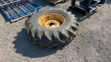 16.9-24 TRACTOR TIRE ON FORD RIM