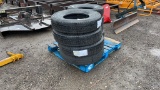 QTY 4) ST235/80/R16 TRAILER TIRES