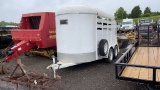 1996 DELTA BUMPER LIVESTOCK TRAILER