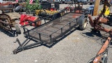 5' X 14' SINGLE AXLE BUMPER PULL TRAILER