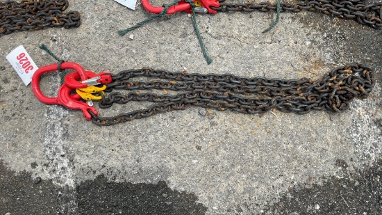 CHAIN SLING WITH SLIP HOOKS AND TWO 6' LEGS
