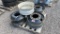 QTY 5) STEEL 22.5 RIMS