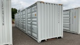 STORAGE CONTAINER W/ 4 SIDE DOOR AND END DOOR