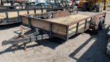 6.5' X 16' TANDEM AXLE TRAILER
