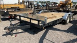 16' CAR HAULER TRAILER DUAL AXLE