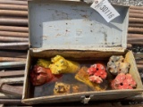 BOX OF MISC DRILL BITS, COUPLERS