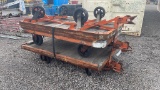 QTY 3) 6' PULL TYPE ROLLING CARTS