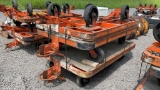 QTY 3) 6' PULL TYPE ROLLING CARTS