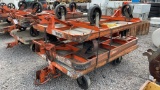 QTY 3) 6' PULL TYPE ROLLING CARTS