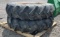 QTY 2) 11.2-28 TRACTOR TIRES *NO CENTERS*